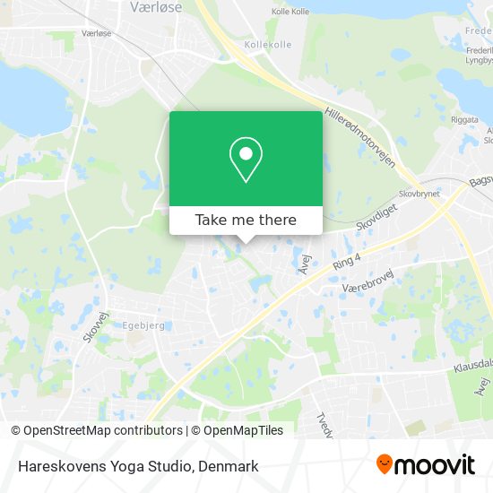 Hareskovens Yoga Studio map