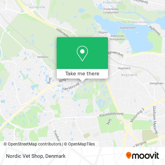 Nordic Vet Shop map