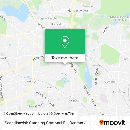 Scandinavisk Camping Compani Dk map