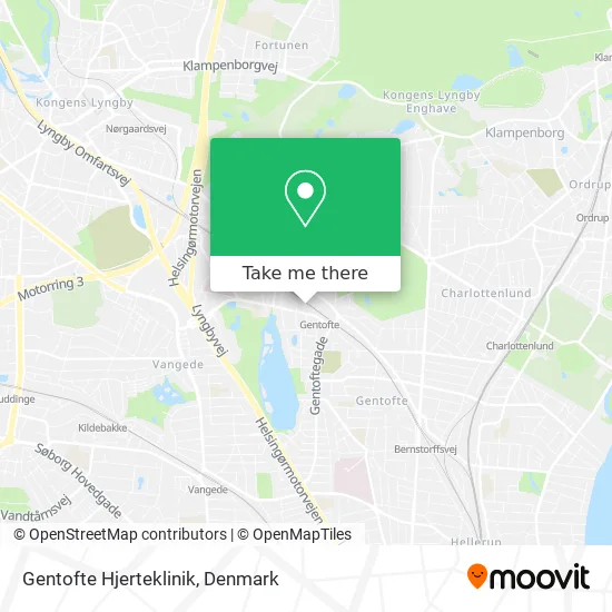 Gentofte Hjerteklinik map