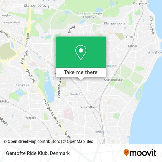 Gentofte Ride Klub map