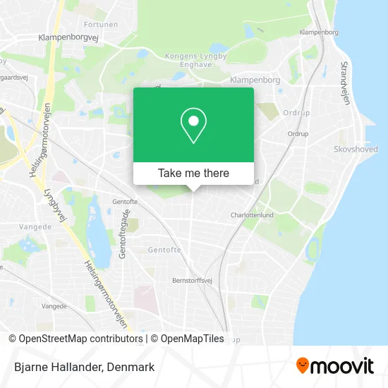 Bjarne Hallander map