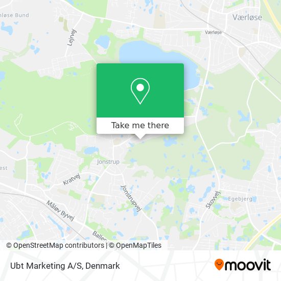 Ubt Marketing A/S map