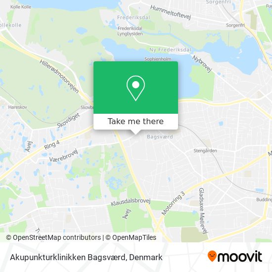 Akupunkturklinikken Bagsværd map