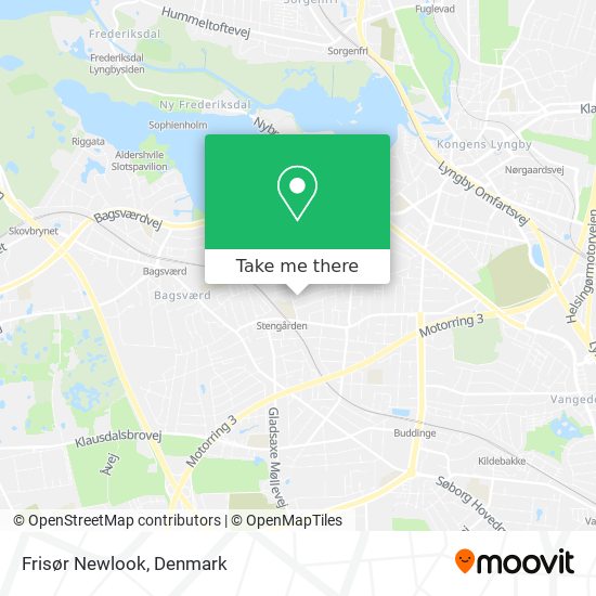 Frisør Newlook map