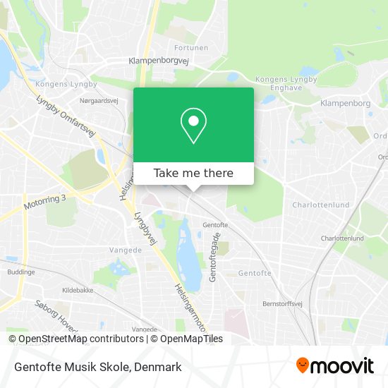 Gentofte Musik Skole map