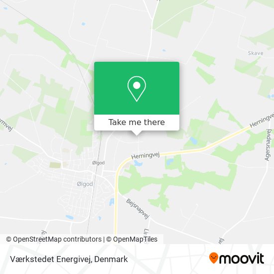 Værkstedet Energivej map