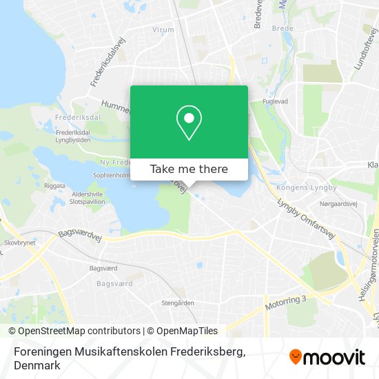 Foreningen Musikaftenskolen Frederiksberg map