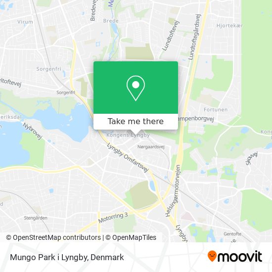 Mungo Park i Lyngby map
