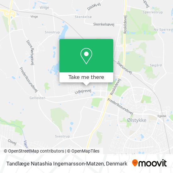 Tandlæge Natashia Ingemarsson-Matzen map