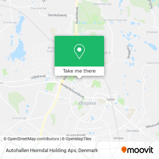 Autohallen Heimdal Holding Aps map
