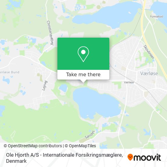 Ole Hjorth A / S - Internationale Forsikringsmæglere map