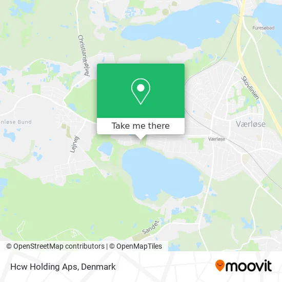 Hcw Holding Aps map