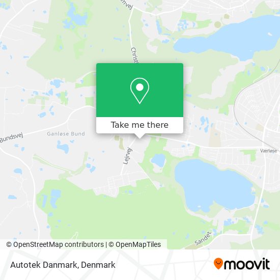 Autotek Danmark map