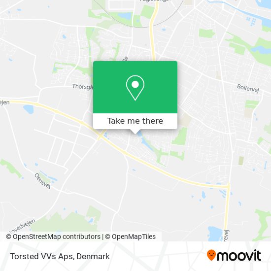 Torsted VVs Aps map