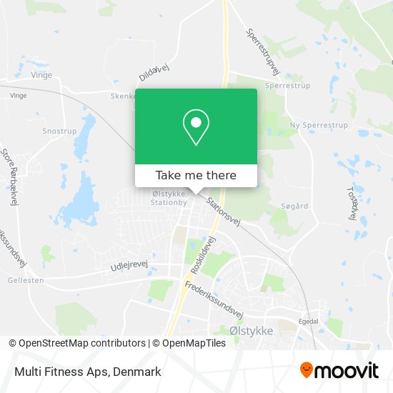 Multi Fitness Aps map