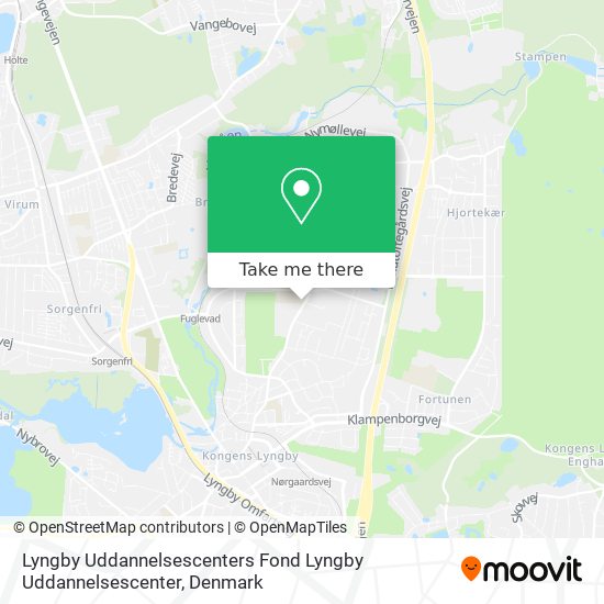 Lyngby Uddannelsescenters Fond Lyngby Uddannelsescenter map