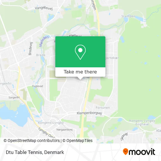 Dtu Table Tennis map