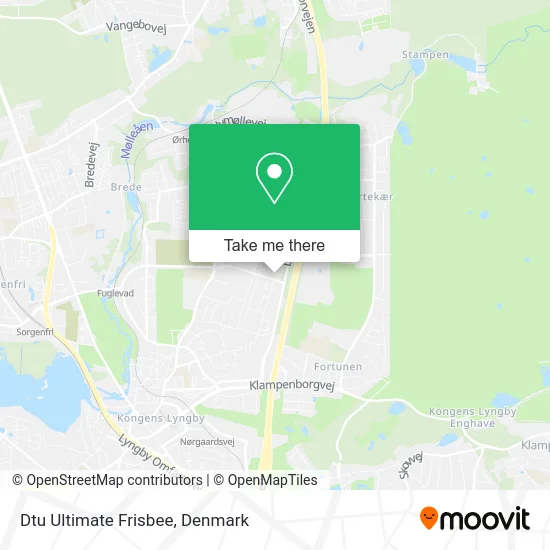 Dtu Ultimate Frisbee map