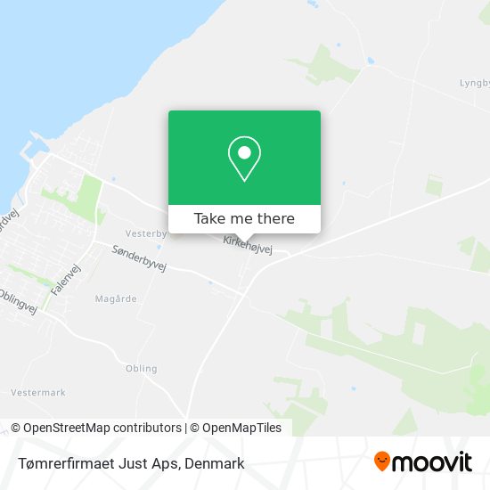 Tømrerfirmaet Just Aps map