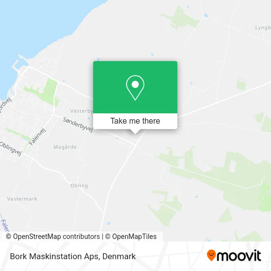 Bork Maskinstation Aps map
