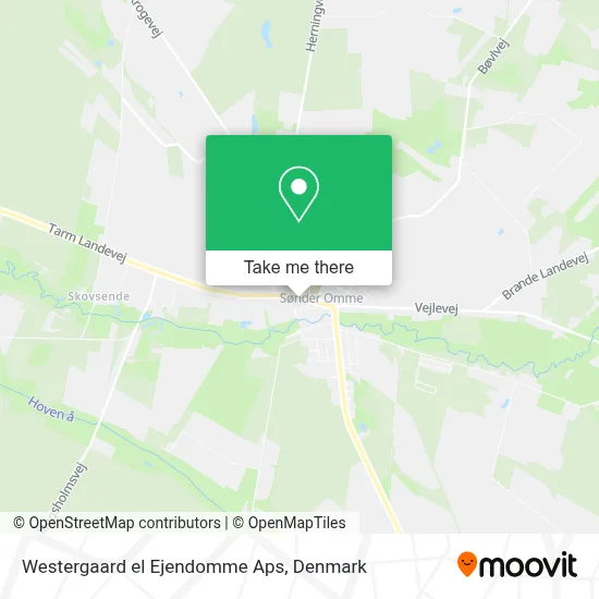 Westergaard el Ejendomme Aps map