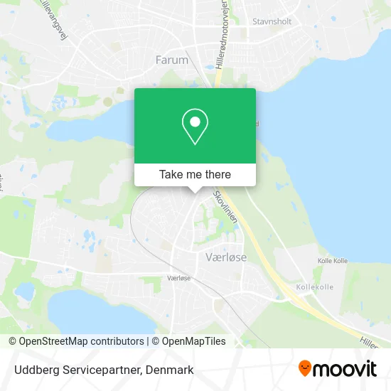 Uddberg Servicepartner map