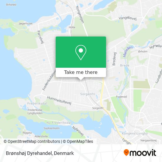 Brønshøj Dyrehandel map