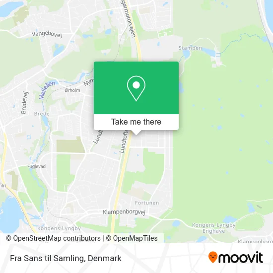 Fra Sans til Samling map