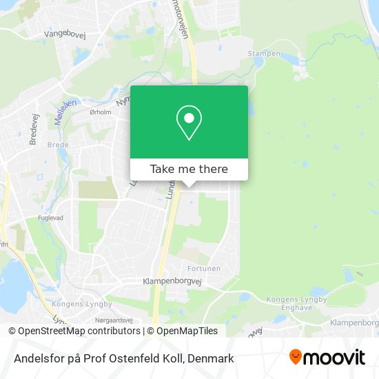 Andelsfor på Prof Ostenfeld Koll map