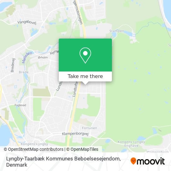 Lyngby-Taarbæk Kommunes Beboelsesejendom map