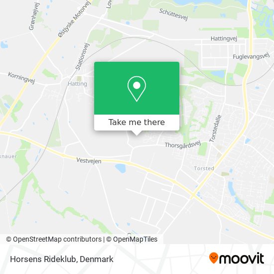 Horsens Rideklub map