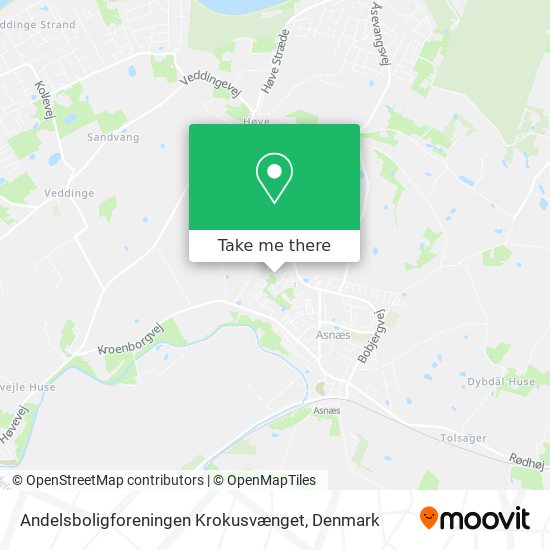 Andelsboligforeningen Krokusvænget map