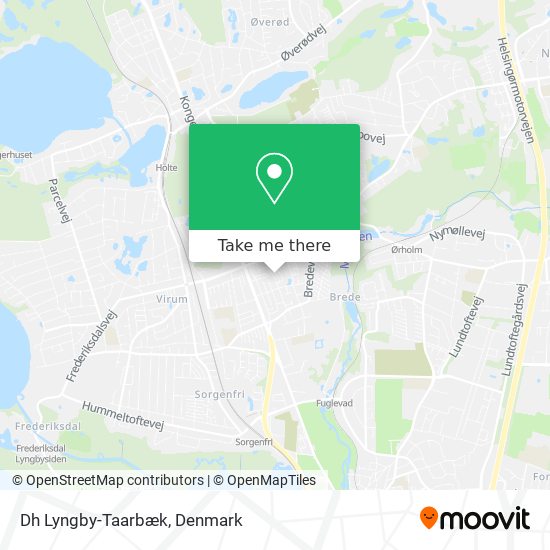 Dh Lyngby-Taarbæk map