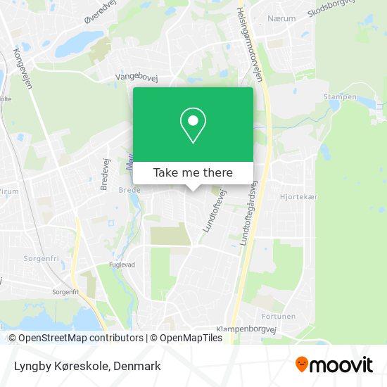 Lyngby Køreskole map
