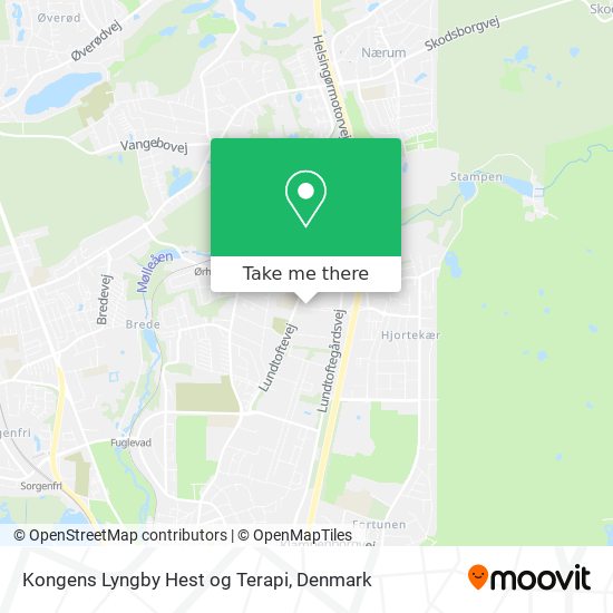 Kongens Lyngby Hest og Terapi map