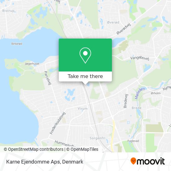 Karne Ejendomme Aps map