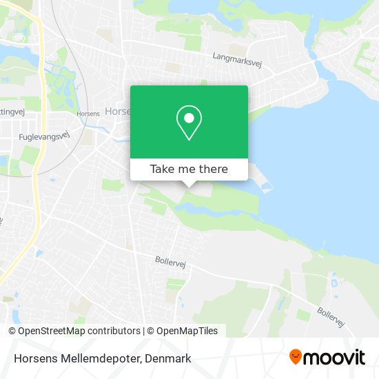 Horsens Mellemdepoter map