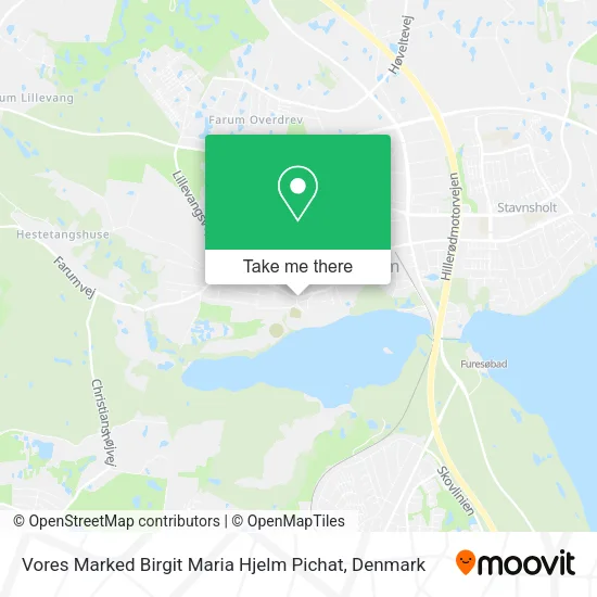 Vores Marked Birgit Maria Hjelm Pichat map