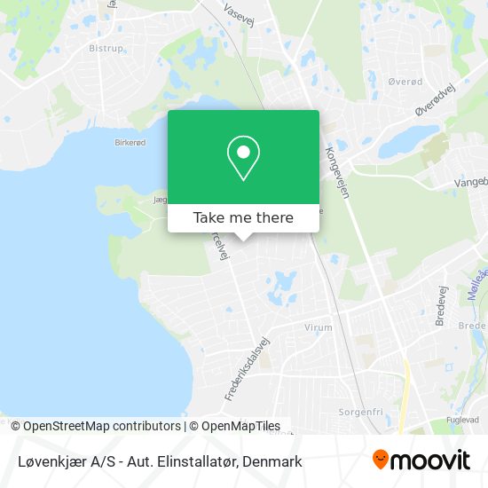 Løvenkjær A / S - Aut. Elinstallatør map