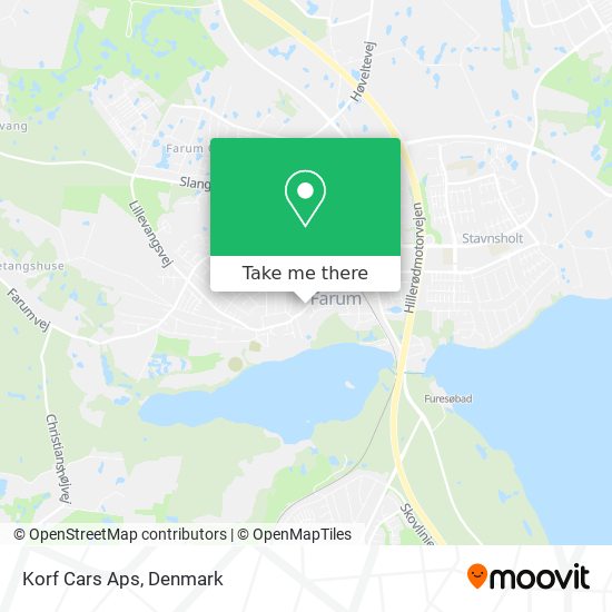 Korf Cars Aps map