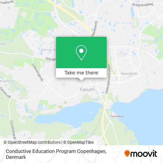 Conductive Education Program Copenhagen map