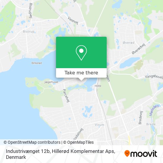 Industrivænget 12b, Hillerød Komplementar Aps map