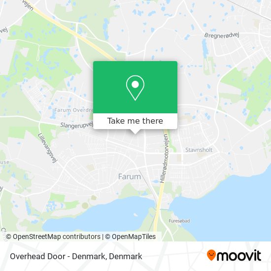 Overhead Door - Denmark map