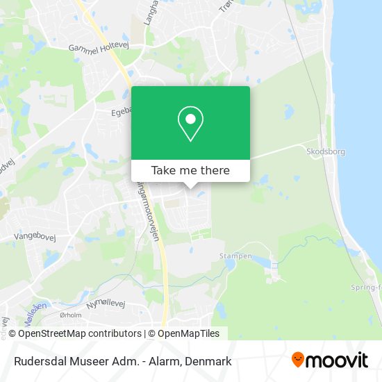 Rudersdal Museer Adm. - Alarm map