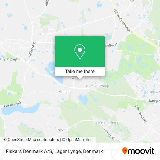 Fiskars Denmark A / S, Lager Lynge map