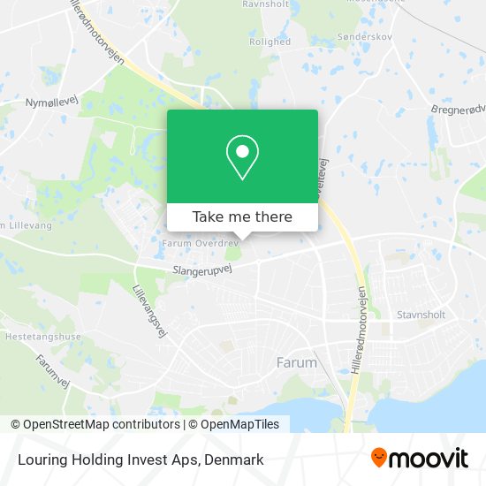 Louring Holding Invest Aps map