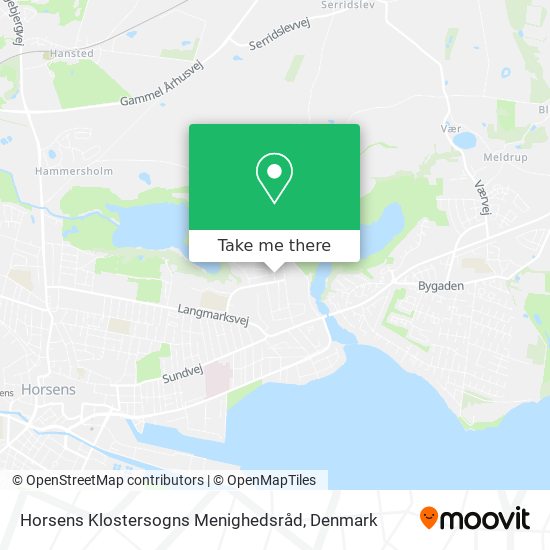 Horsens Klostersogns Menighedsråd map