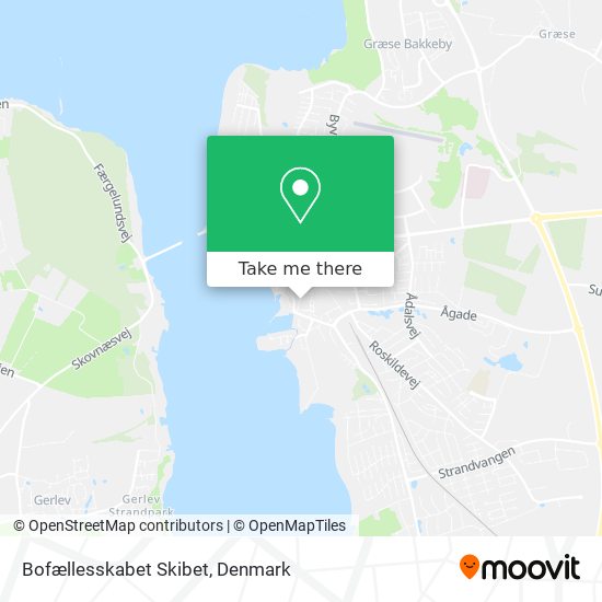 Bofællesskabet Skibet map