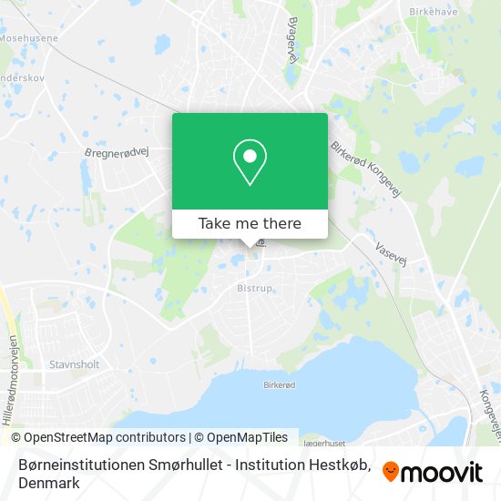 Børneinstitutionen Smørhullet - Institution Hestkøb map